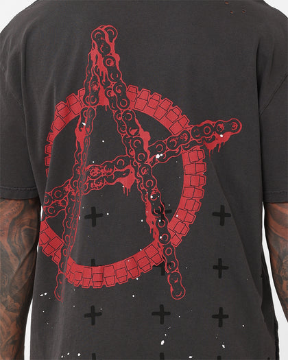 Ksubi X A$AP TyY Biggie T-Shirt Faded Black
