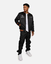 Mitchell & Ness X McLaren X Culture Kings Las Vegas Collection Bomber Jacket Black