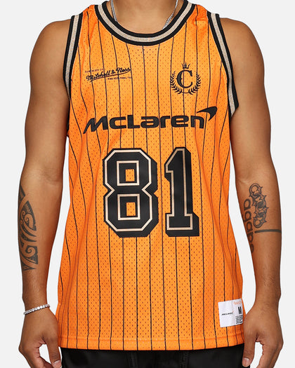 Mitchell & Ness X McLaren X Culture Kings Las Vegas Collection Oscar Piastri Swingman Jersey Orange
