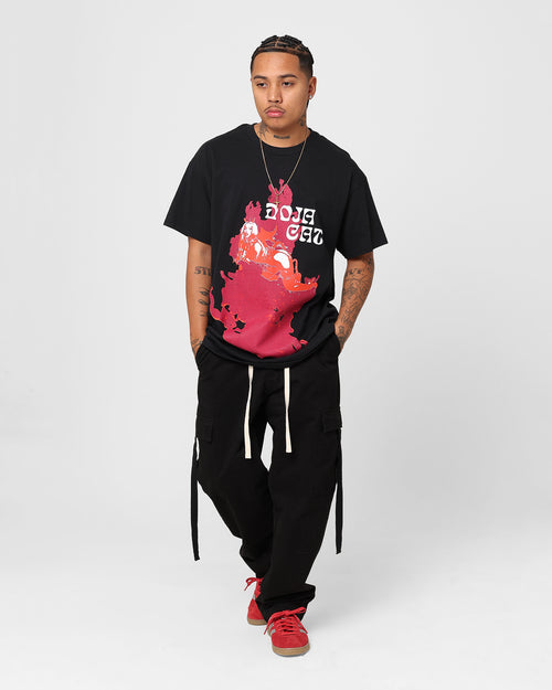 Doja Cat Doja Cat Devil Jumbo Print T-Shirt Black