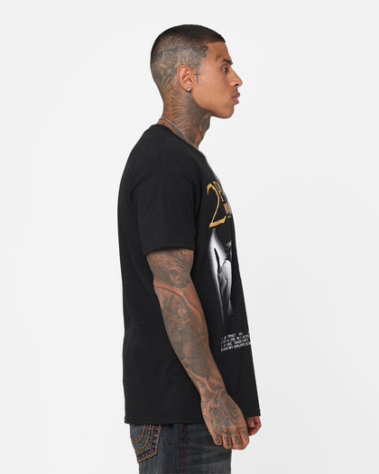 Tupac Makaveli Track List T-Shirt Black