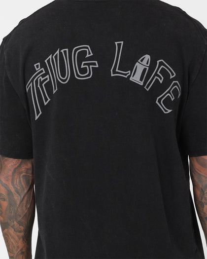 Tupac Thug Life T-Shirt Washed Black