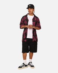 Stussy Hand Drawn Short Sleeve Shirt Black