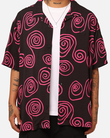 Stussy Hand Drawn Short Sleeve Shirt Black