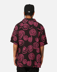 Stussy Hand Drawn Short Sleeve Shirt Black