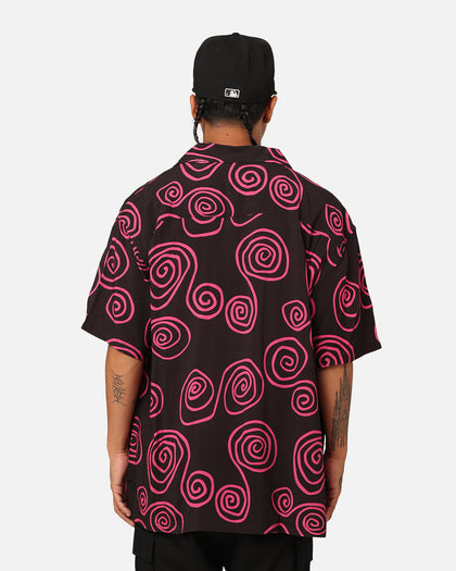 Stussy Hand Drawn Short Sleeve Shirt Black