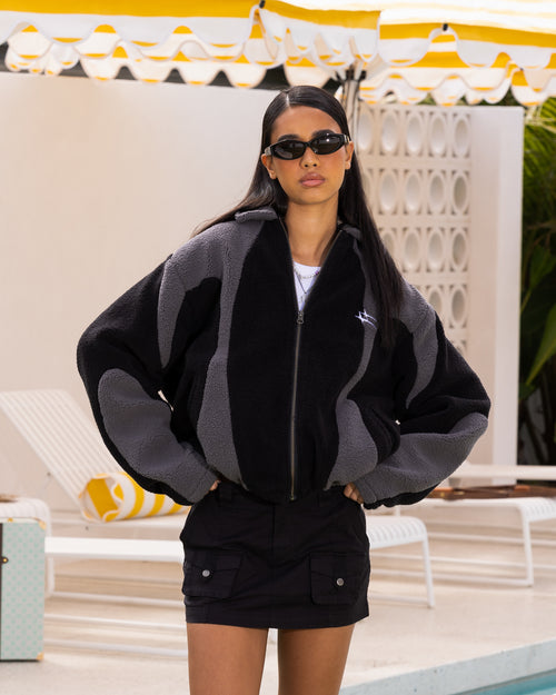 Loiter Spire Fleece Jacket Black