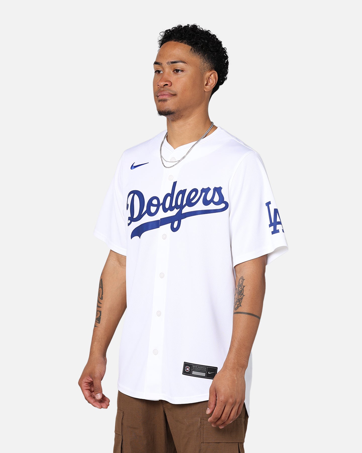 Nike Los Angeles Dodgers Limited Jersey White | Culture Kings NZ