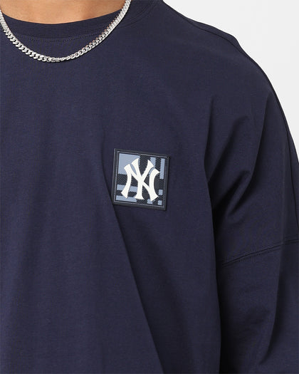 Majestic Athletic New York Yankees Checker Badge Long Sleeve T-Shirt True Navy