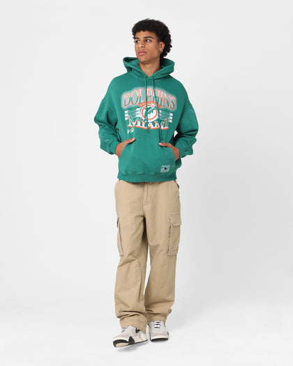 Mitchell & Ness Miami Dolphins Glow Arch Hoodie Aqua