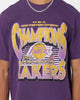 Mitchell & Ness Los Angeles Lakers NBA Champs T-Shirt Dark Purple