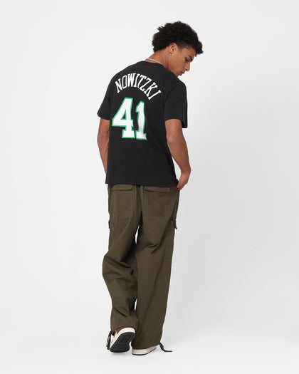 Mitchell & Ness Dallas Mavericks Dirk Nowitzki Player N&N T-Shirt Vintage Black