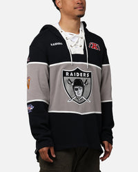 47 Brand Las Vegas Raiders Super Bowl Gridiron Lacer Hoodie Jet Black