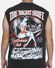 The Night Shift Gentlemen's Club Muscle T-Shirt Black Wash