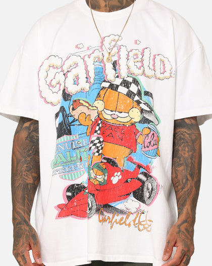 73Studio X Garfield Race Heavyweight T-Shirt White