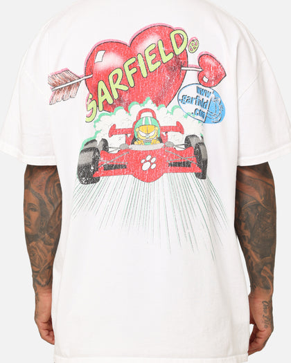 73Studio X Garfield Race Heavyweight T-Shirt White