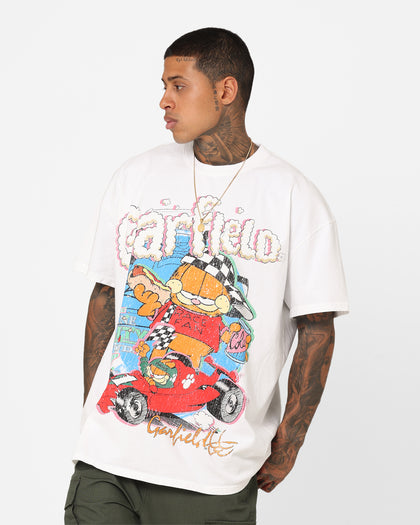 73Studio X Garfield Race Heavyweight T-Shirt White