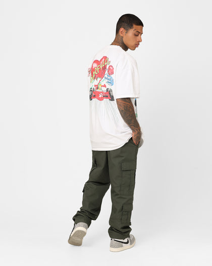 73Studio X Garfield Race Heavyweight T-Shirt White