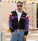 Loiter Axel Track Jacket Black/Purple