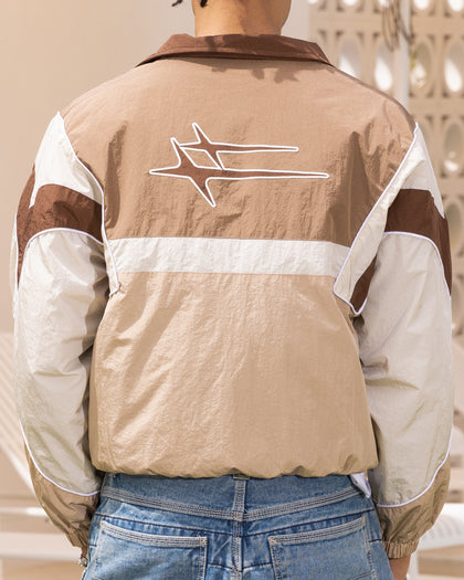 Loiter Axel Track Jacket Brown/Tan
