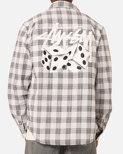 Stussy Pair Of Dice Checkered Shirt Black/White