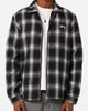 Stussy 8 Ball Checkered Zip Jacket Black