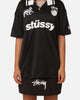 Stussy Football Polo Shirt Black