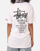 Stussy Football Polo Shirt White