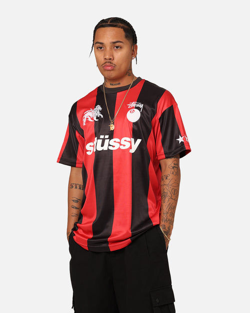 Stussy Football T-Shirt Black/Red