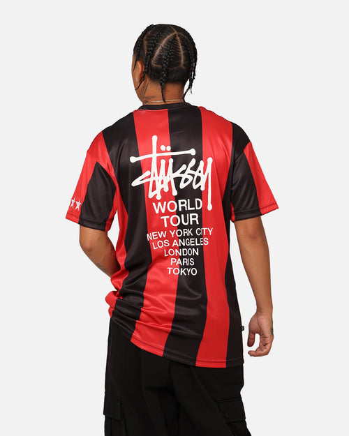 Stussy Football T-Shirt Black/Red