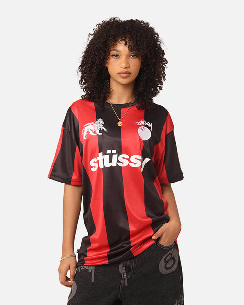 Stussy Football T-Shirt Black/Red