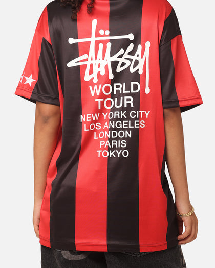 Stussy Football T-Shirt Black/Red
