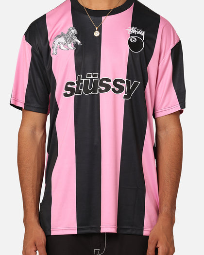 Stussy Football T-Shirt Black/Pink