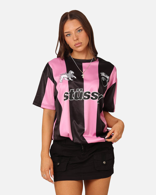 Stussy Football T-Shirt Black/Pink