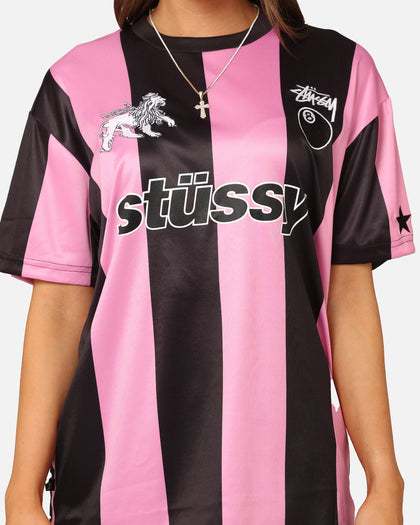 Stussy Football T-Shirt Black/Pink