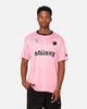 Stussy Football T-Shirt Pink