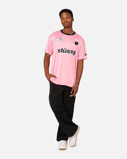 Stussy Football T-Shirt Pink