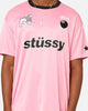 Stussy Football T-Shirt Pink