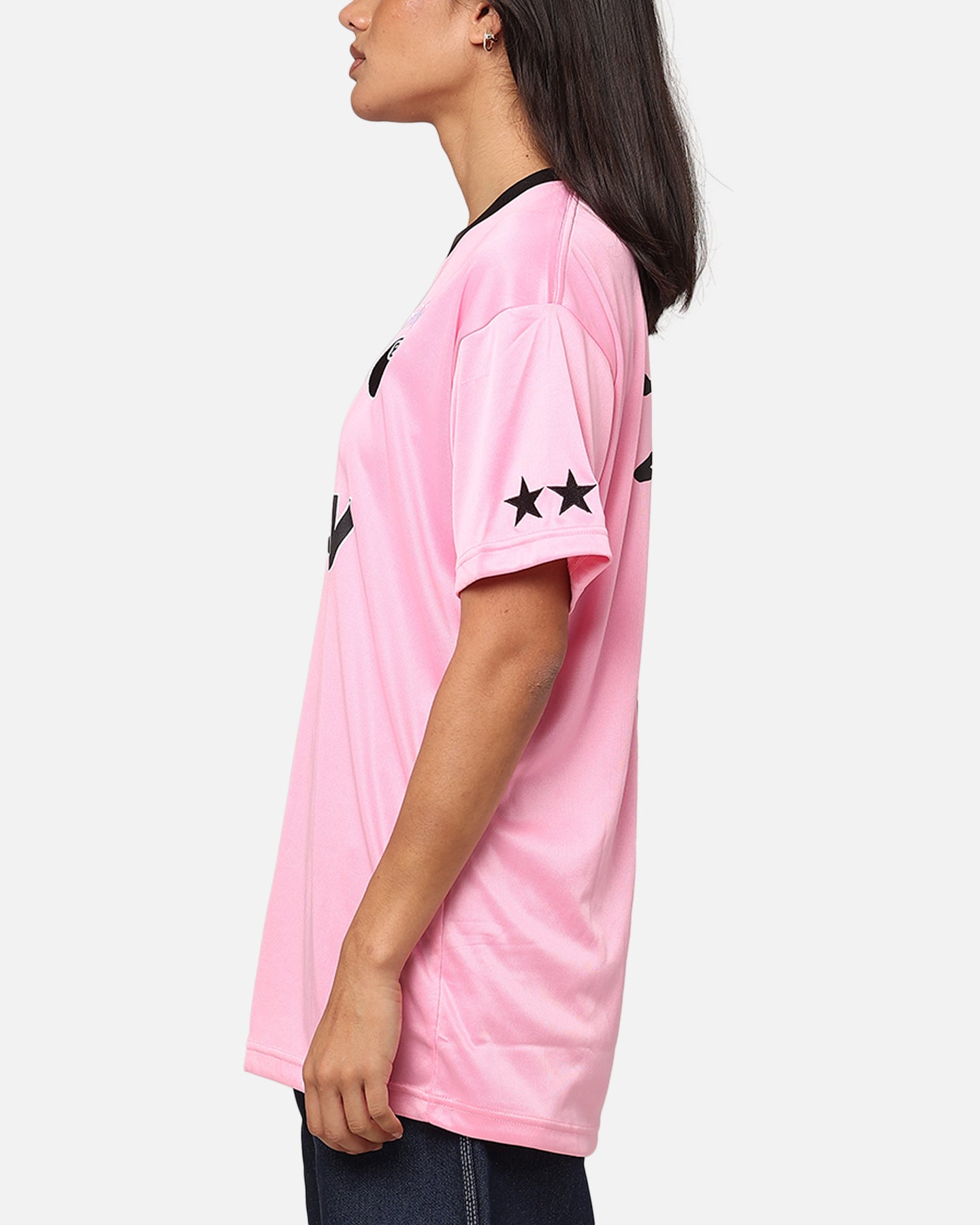 Stussy Football T-Shirt Pink | Culture Kings NZ