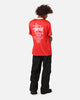Stussy Football T-Shirt Red/White