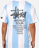 Stussy Football T-Shirt Blue/White