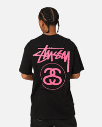 Stussy SS Link T-Shirt Black/Pink