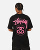 Stussy SS Link T-Shirt Black/Pink