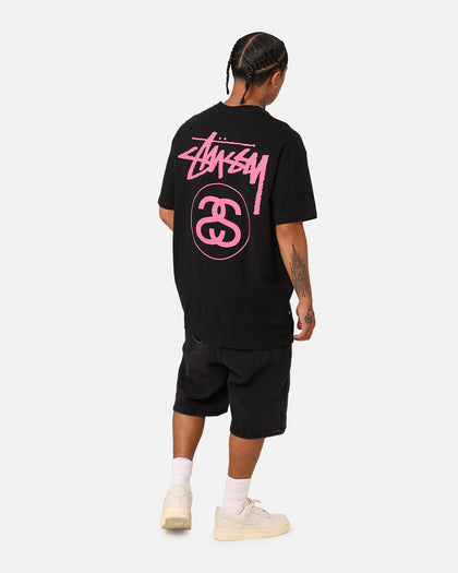 Stussy SS Link T-Shirt Black/Pink