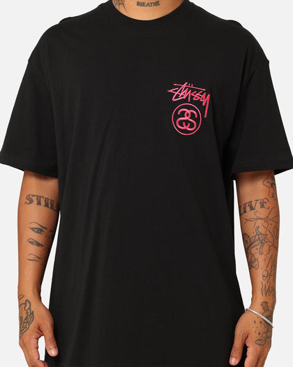 Stussy SS Link T-Shirt Black/Pink