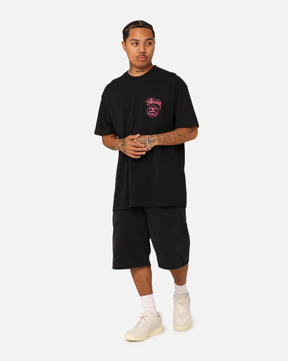 Stussy SS Link T-Shirt Black/Pink