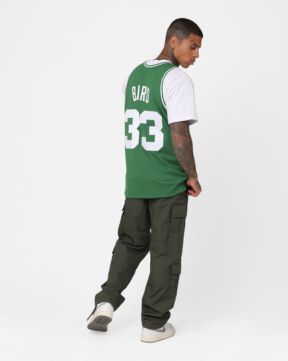 Mitchell & Ness Larry Bird Boston Celtics #33 Swing Jersey Kelly Green