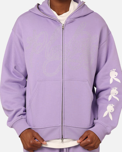 Playboy By Culture Kings Shyne Full Zip Hoodie Purple