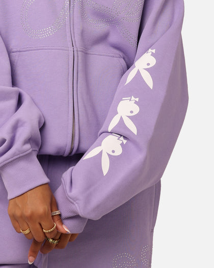 Playboy By Culture Kings Shyne Full Zip Hoodie Purple