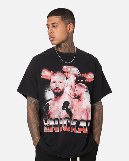 UFC By Goat Crew Bo Nickal Vintage T-Shirt Black Wash